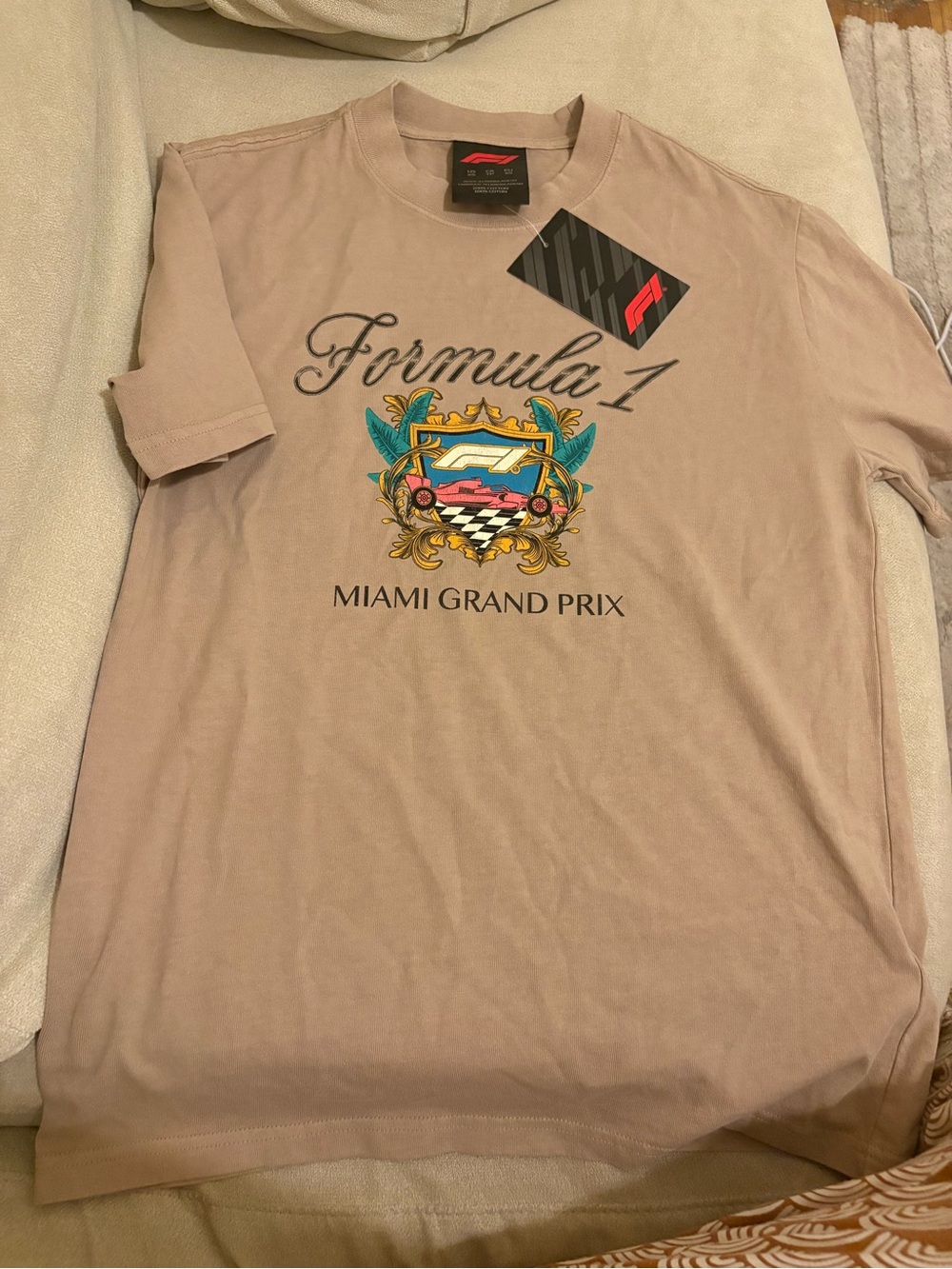 Formula 1 Miami - Beige F1 shirt - XS
